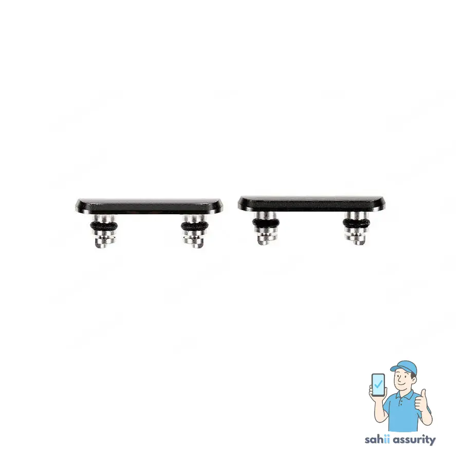 Volume Side Button Outer for Apple iPhone XS Black